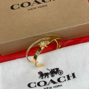 Coach Cuff Bangle Set of Two